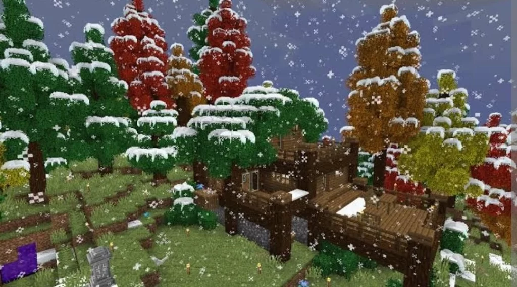 minecraft serene winter
