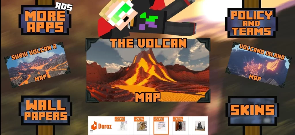 THE VOLCANO MAP
