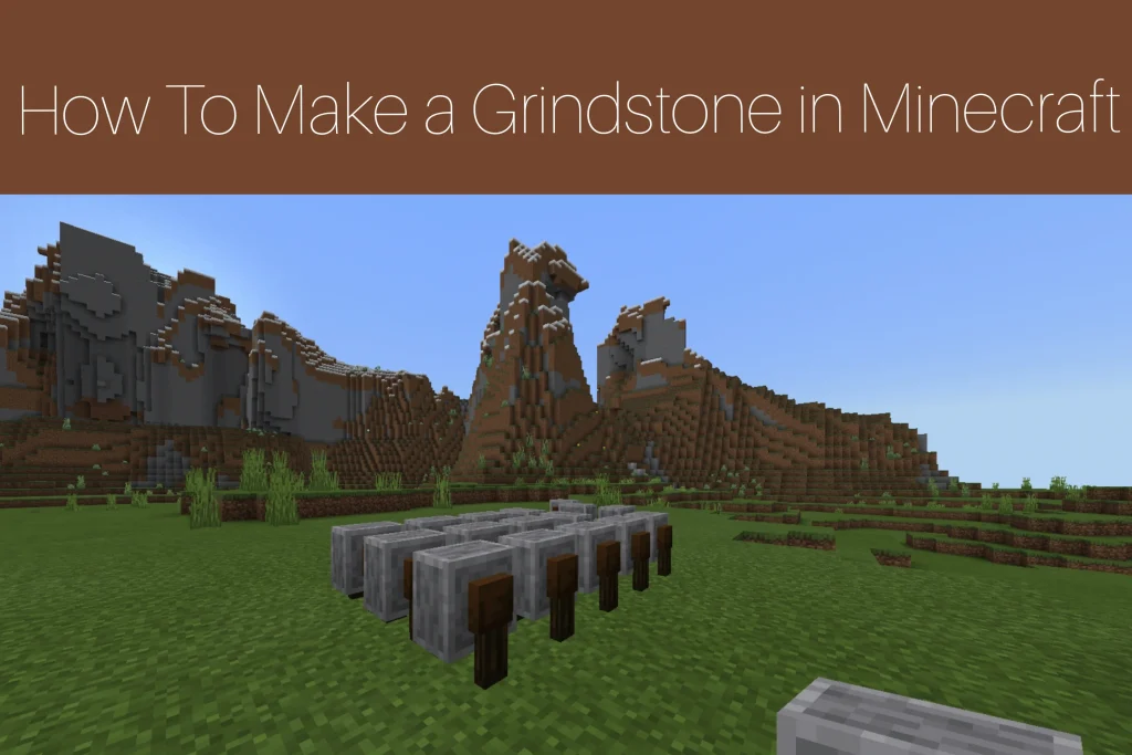 How To Make A Grindstone in Minecraft