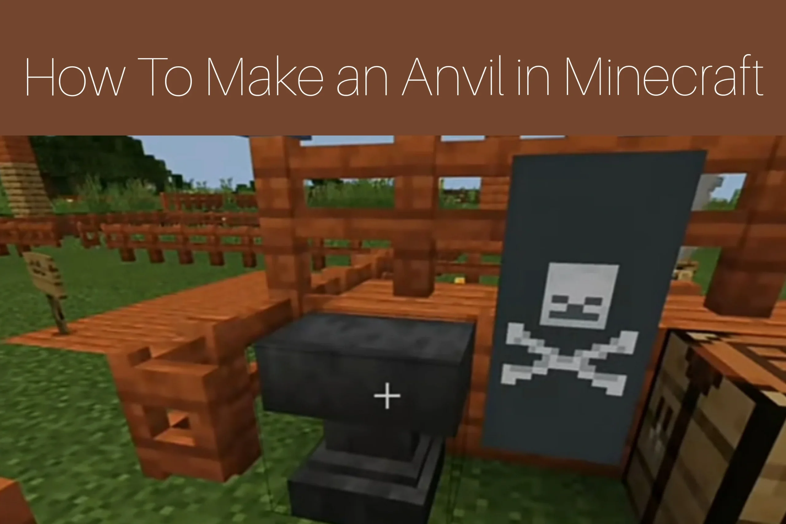 How To Make An Anvil in Minecraft