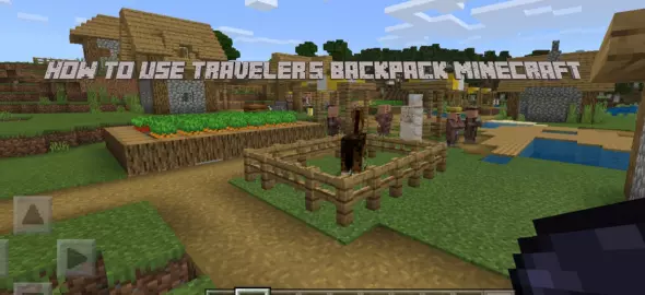 How To Use Traveler's Backpack Minecraft