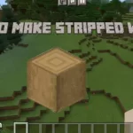 how to make stripped wood in minecraft