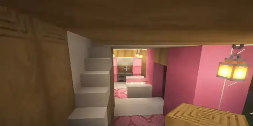 Minecraft Modern Pink House