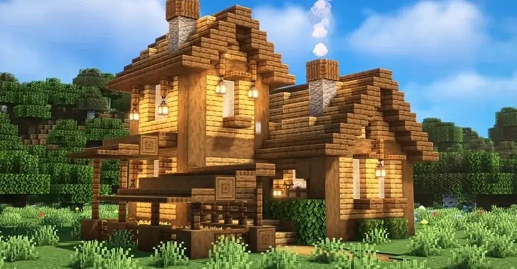 Minecraft Wooden Survival House