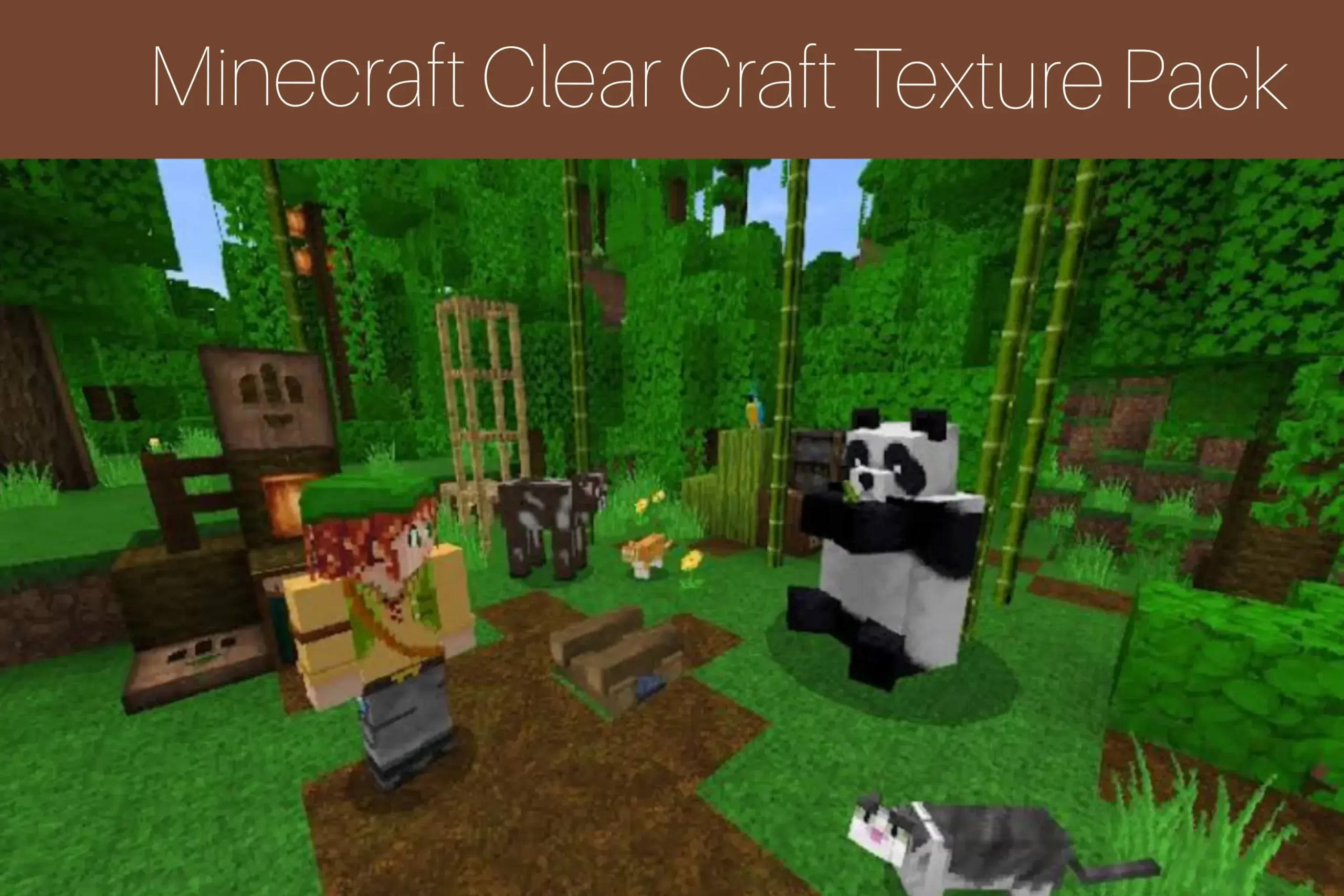 Minecraft Clear Craft Texture Pack  