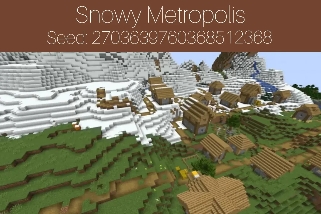 Snowy Metropolis
Seed: 2703639760368512368