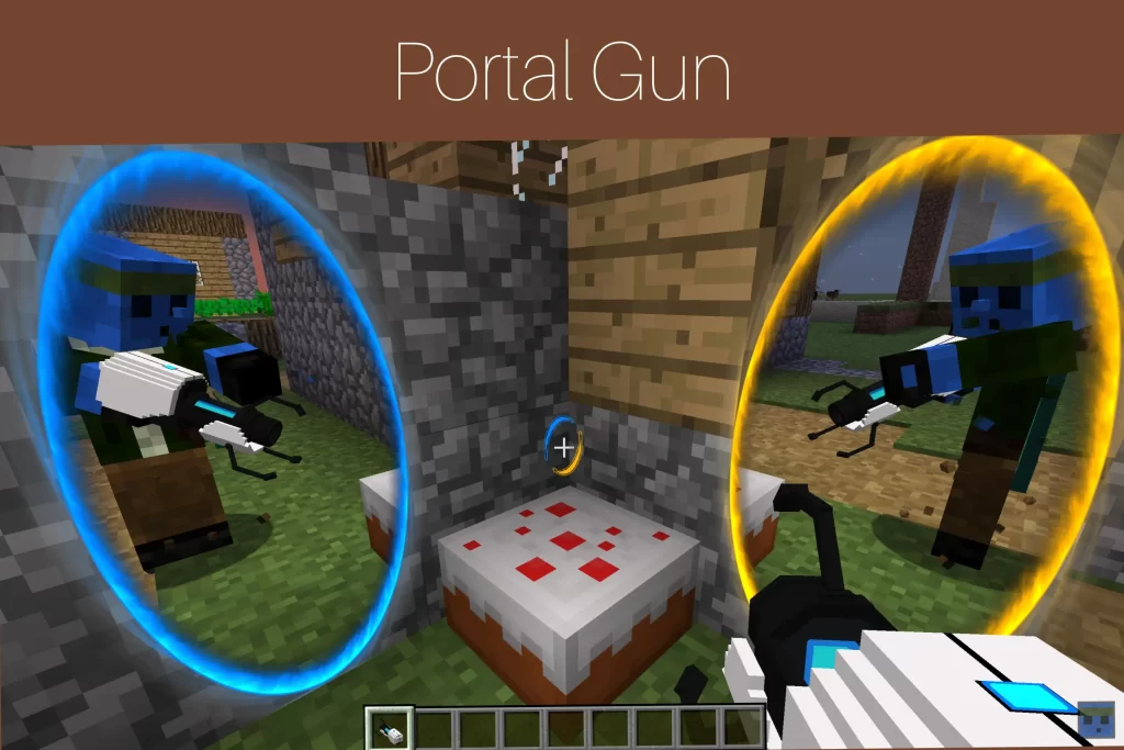 Minecraft Weapons Mods: Portal Gun