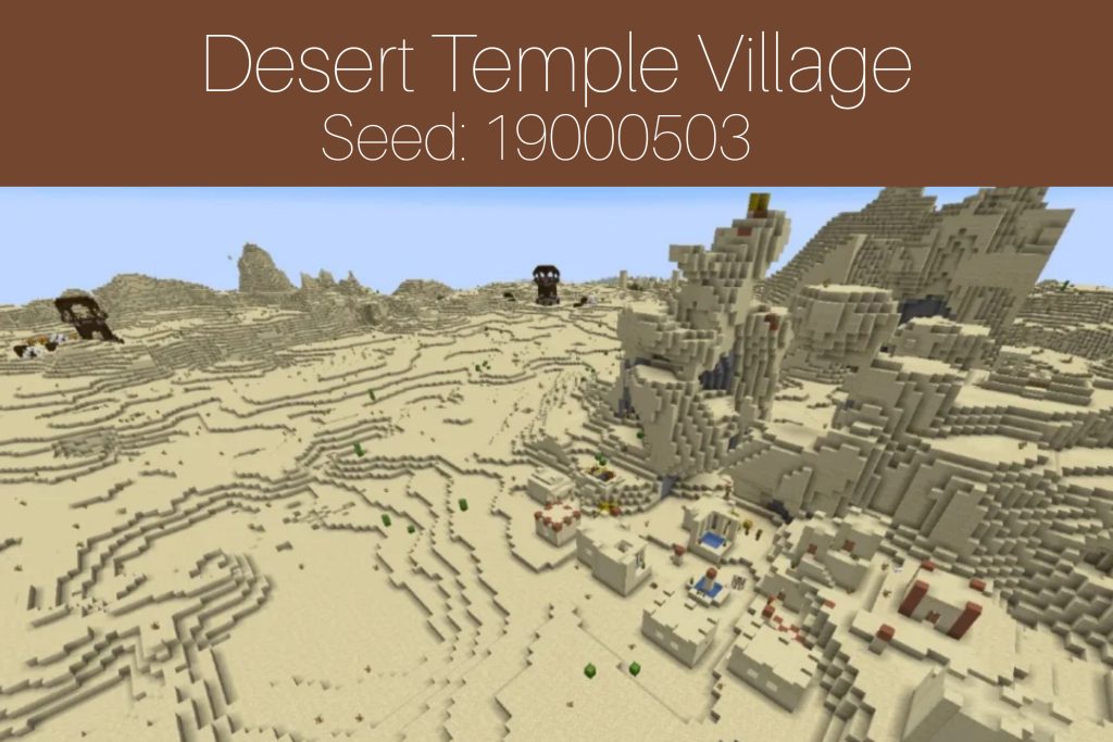 Desert Temple Village
Seed: 19000503