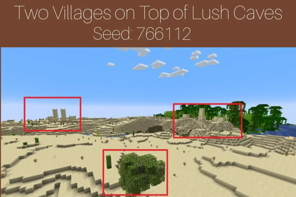 Two Villages on Top of Lush Caves
Seed: 766112