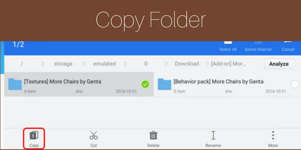 Step 5: Copy Folder