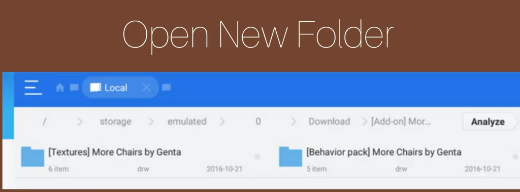Step 4: Open New Folder