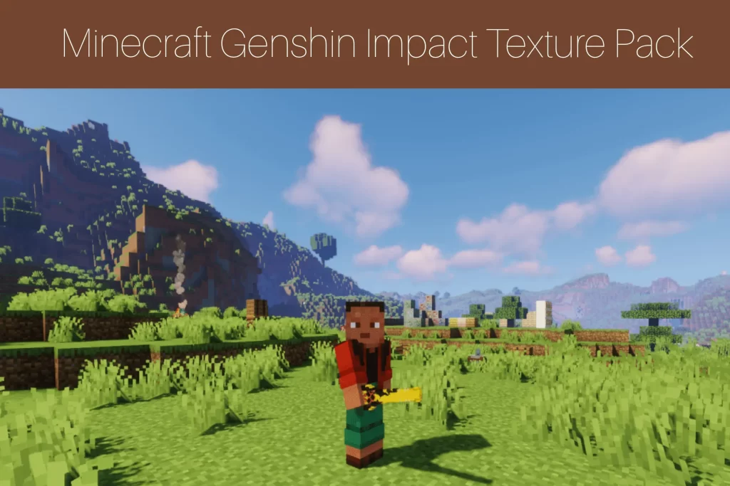 Minecraft Genshin Impact Texture Pack 