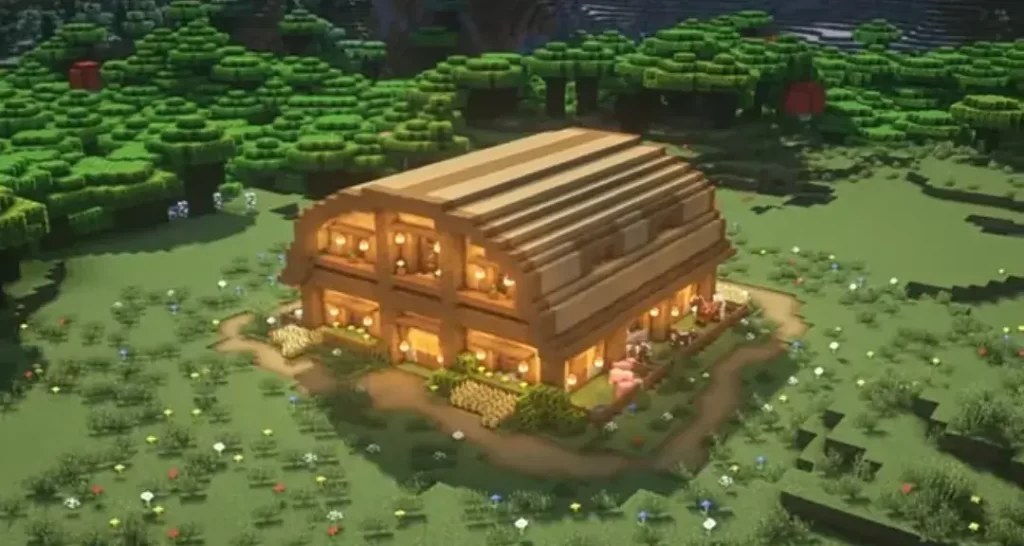 Minecraft Survival Barn