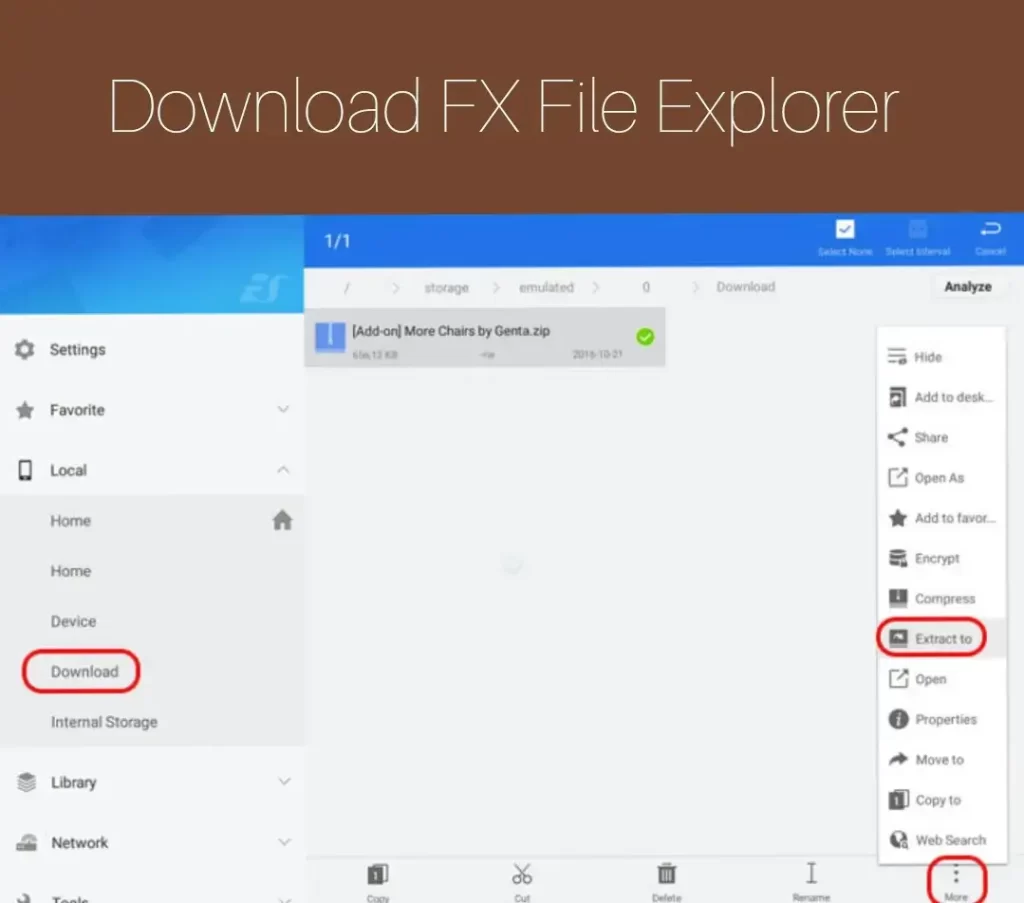 Step 3: Download FX File Explorer