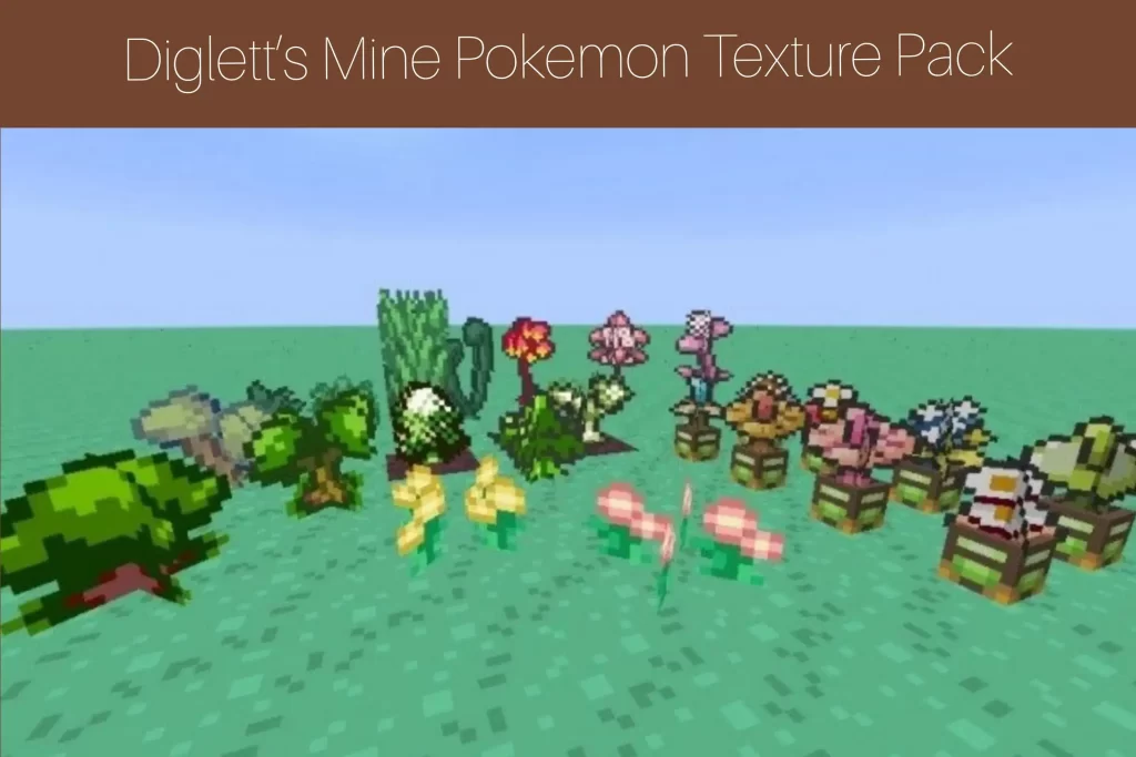 Diglett’s Mine Pokémon Texture Pack