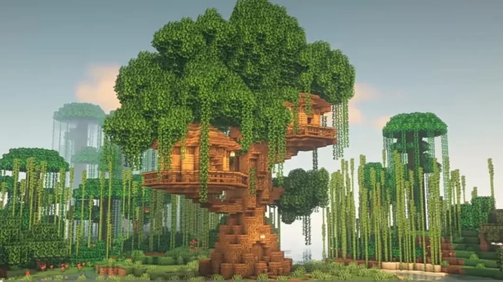 Minecraft Cozy Treehouse 