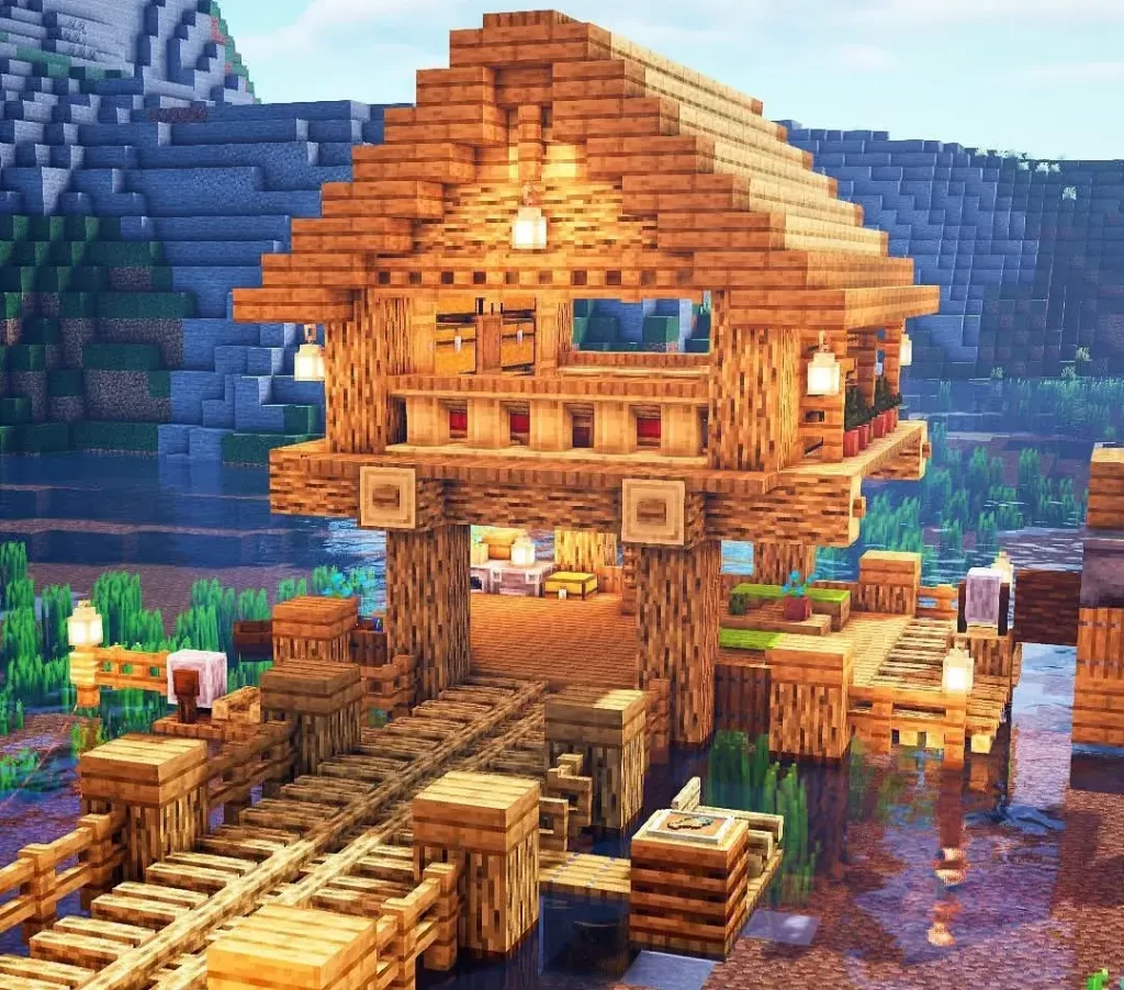 Minecraft Lake House