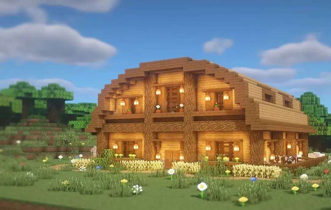Minecraft Survival Barn