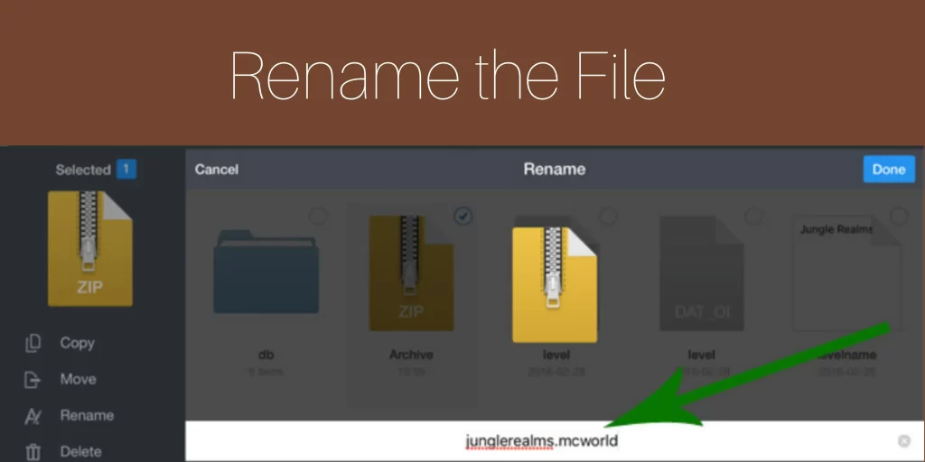 Step 8: Rename the File