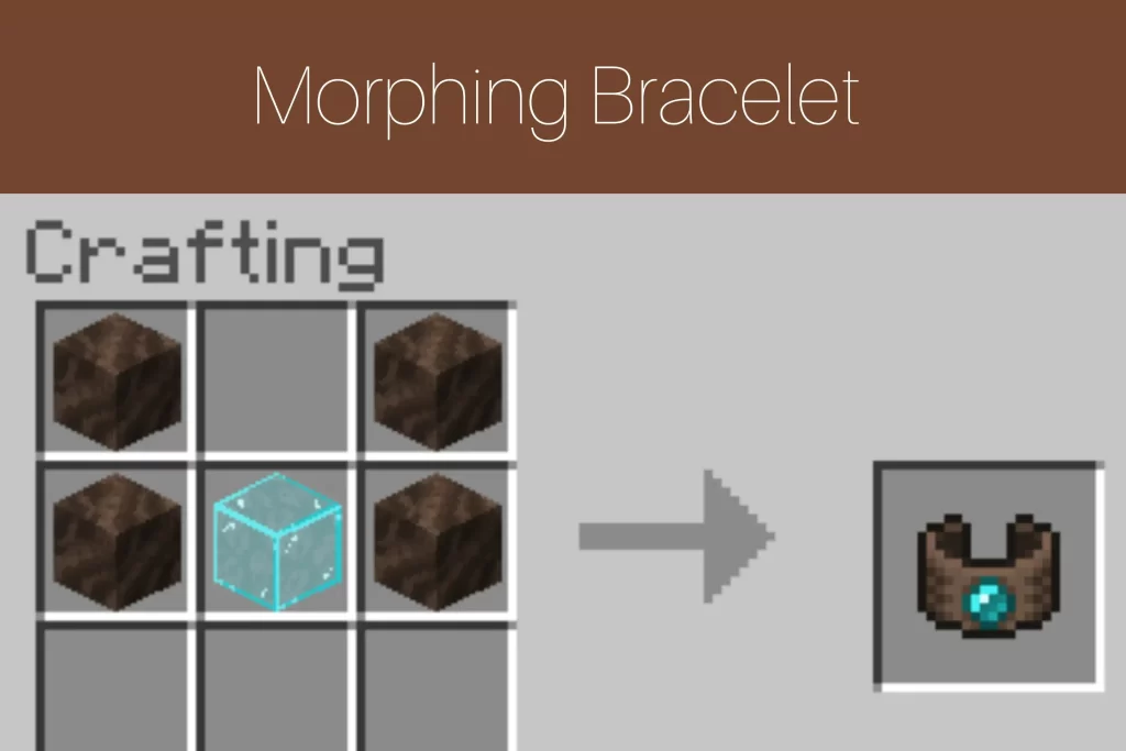 Minecraft Morphing Bracelet Addon