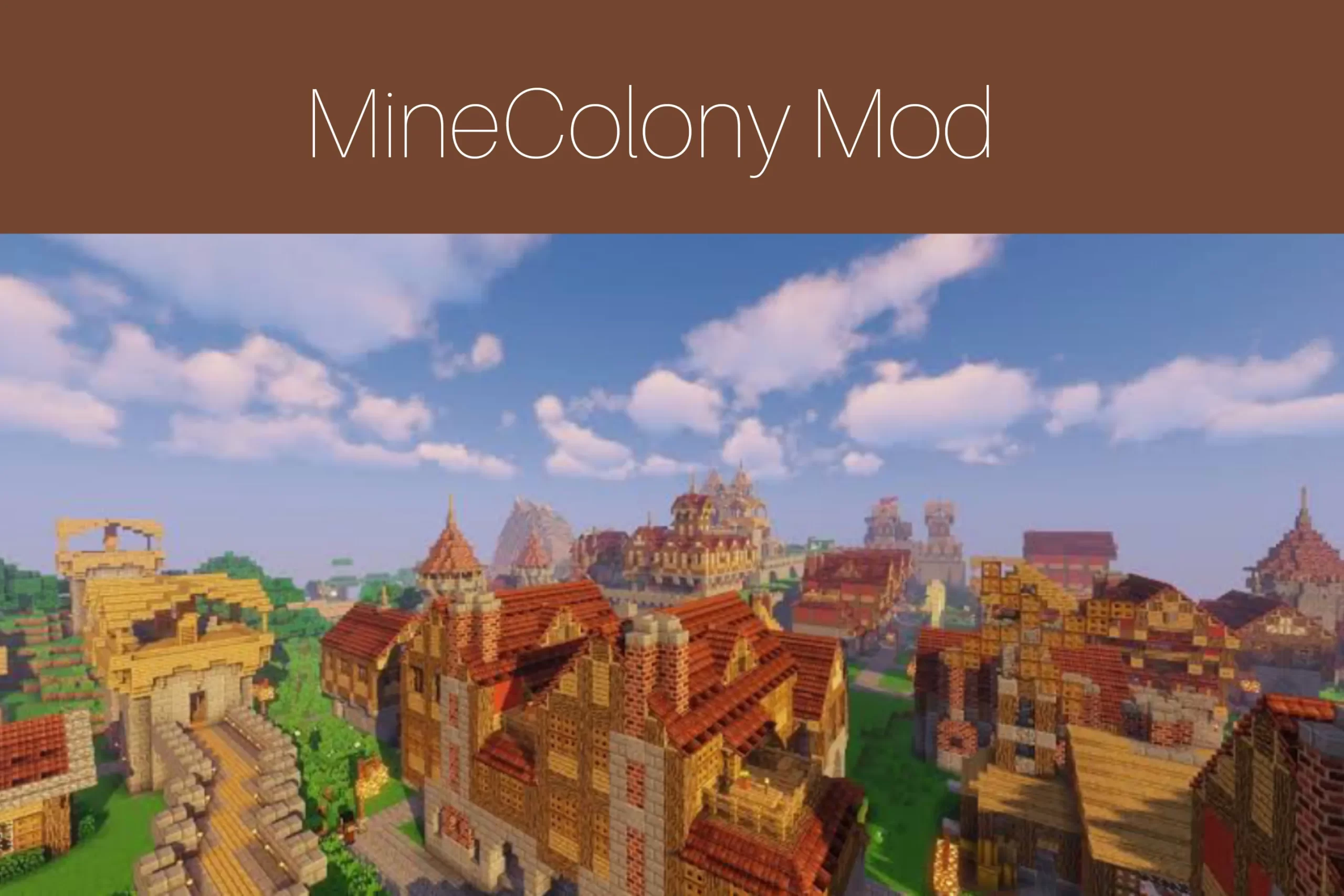 Minecraft MineColony Mod