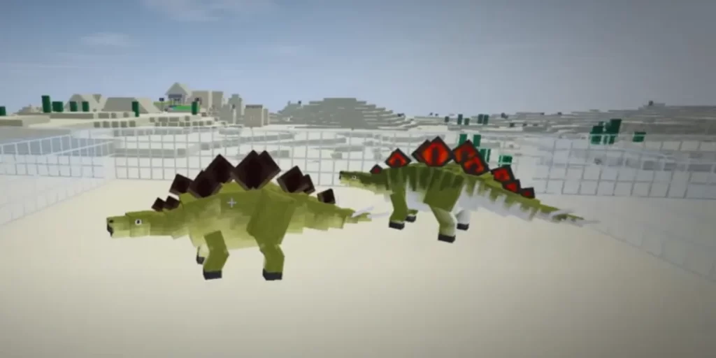 Minecraft Jurassicraft dragons