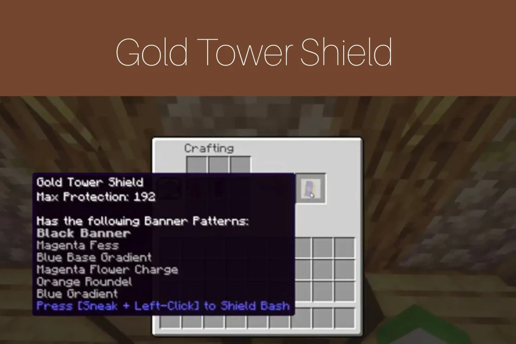Gold Tower Shield