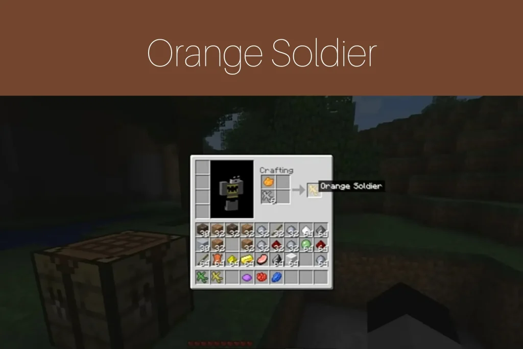 Orange Clay Soldier