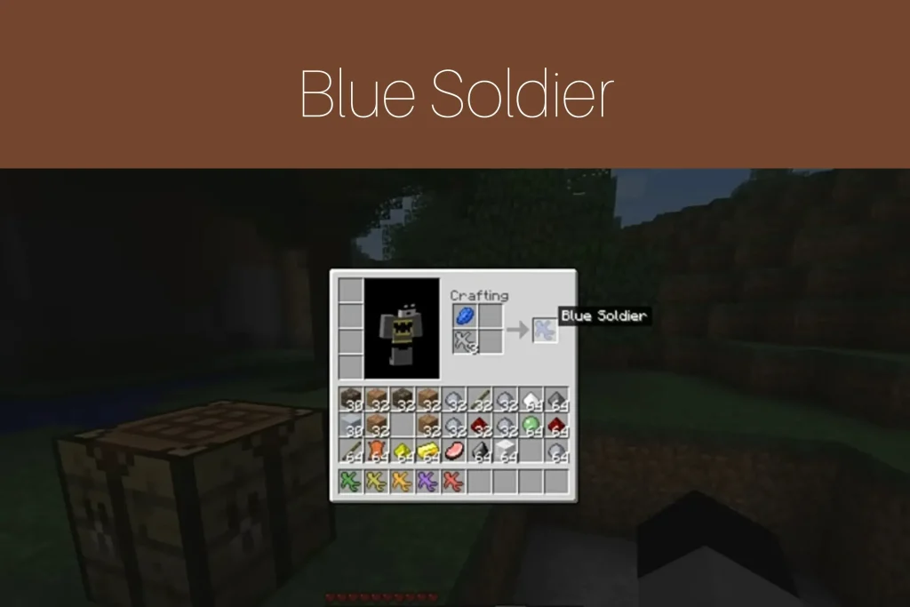 Blue Clay Soldier