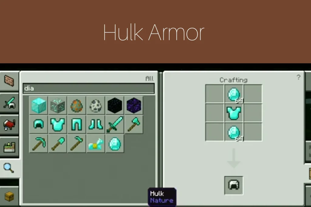 Minecraft Hulk Mod