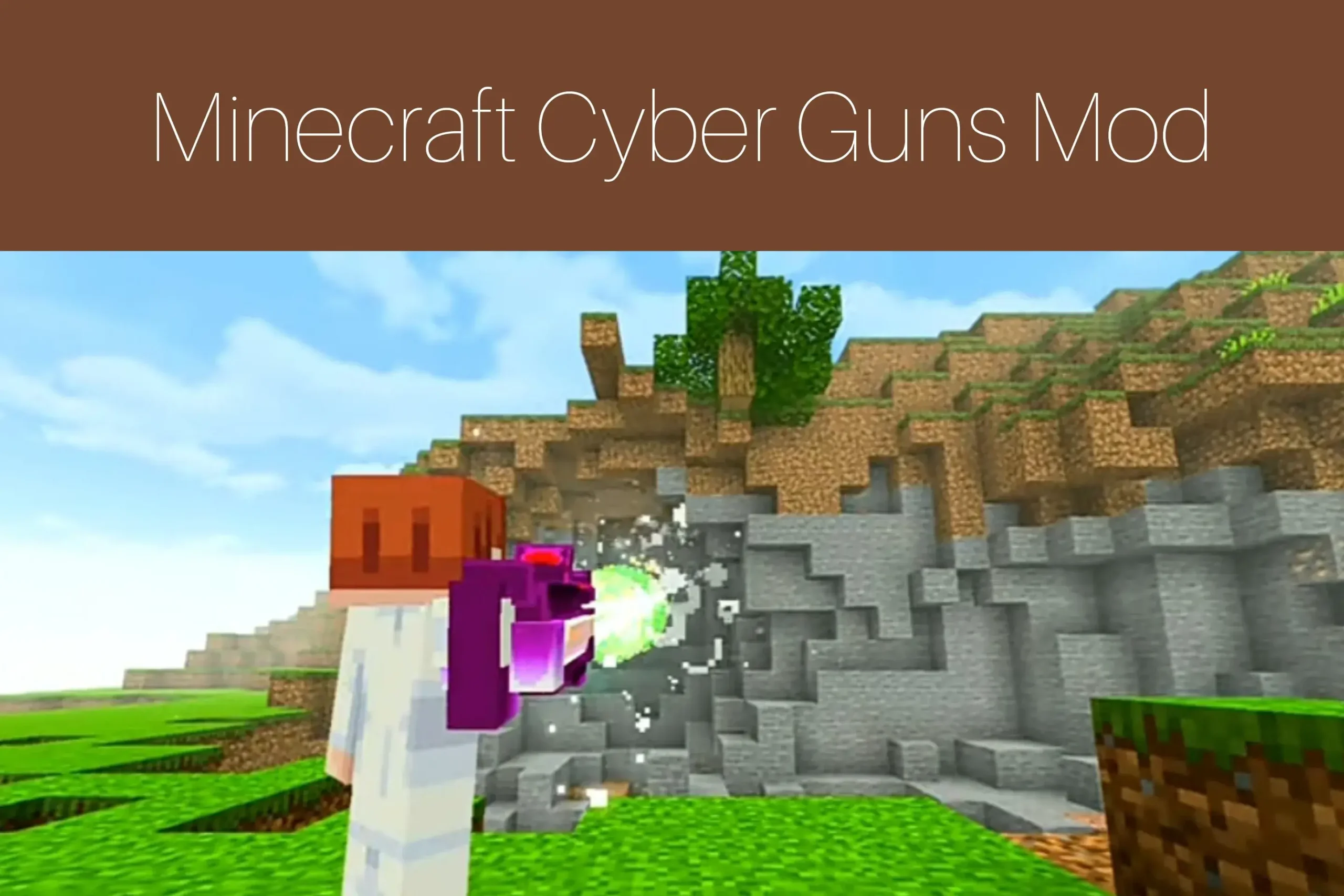 Minecraft Cyber Guns Mod