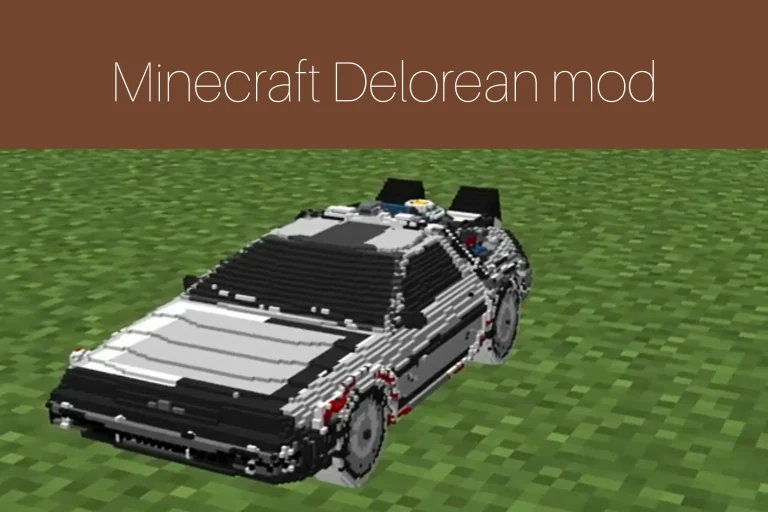 Minecraft DeLorean Mod