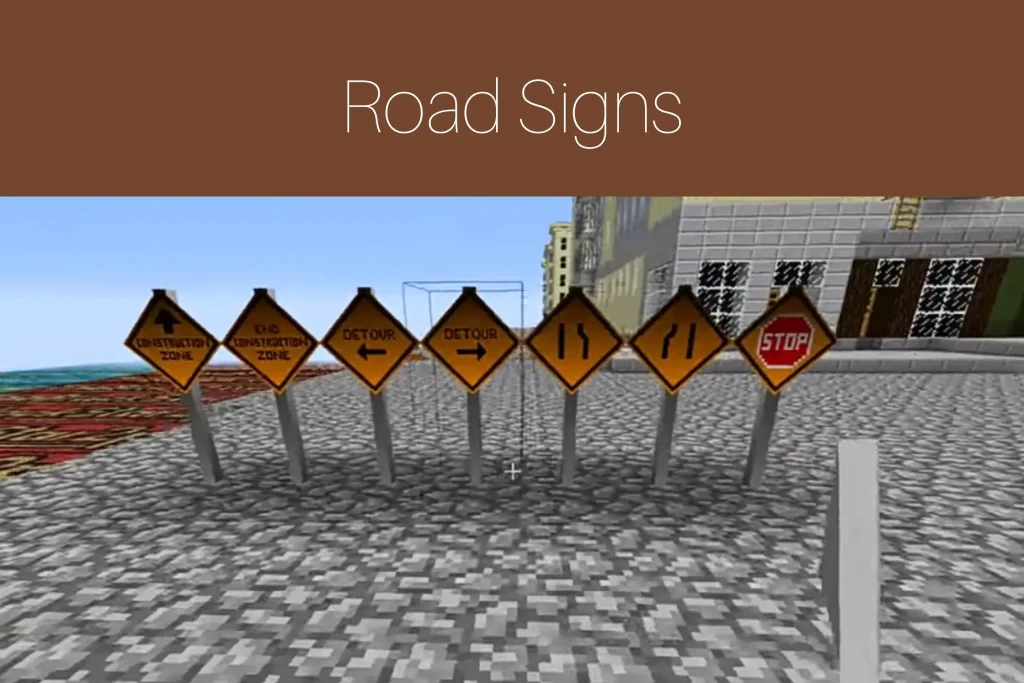 Minecraft Realistic Road Mod
