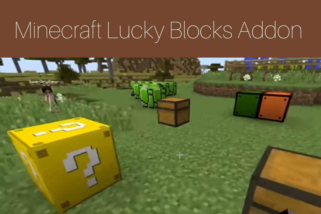 Minecraft Lucky Blocks Addon