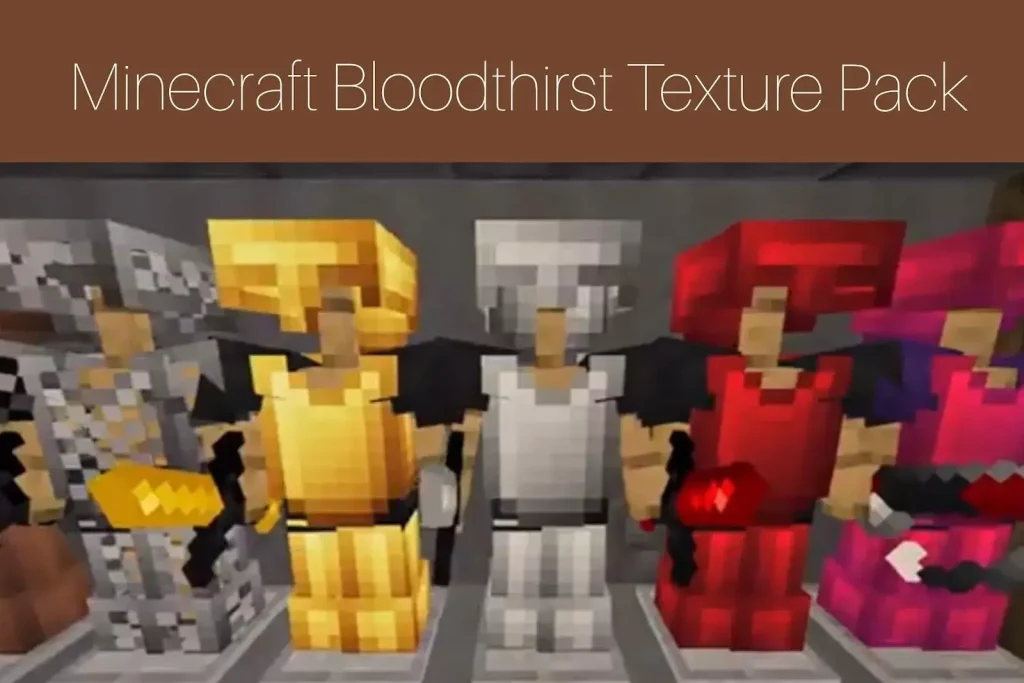 Minecraft Bloodthirst Texture Pack