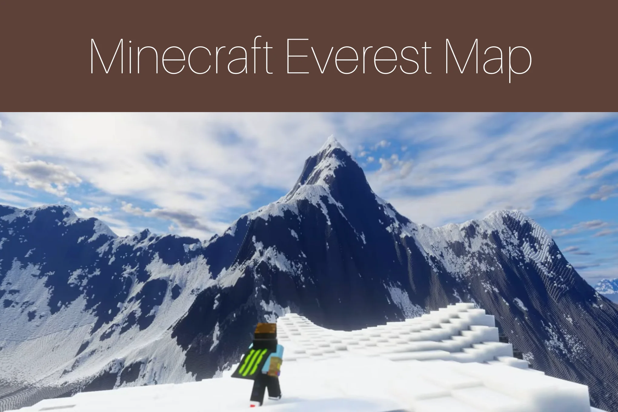 Minecraft Everest Map