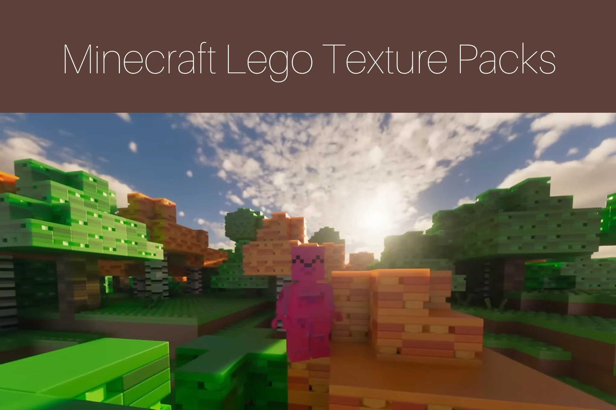 Updated Minecraft Lego Texture Packs