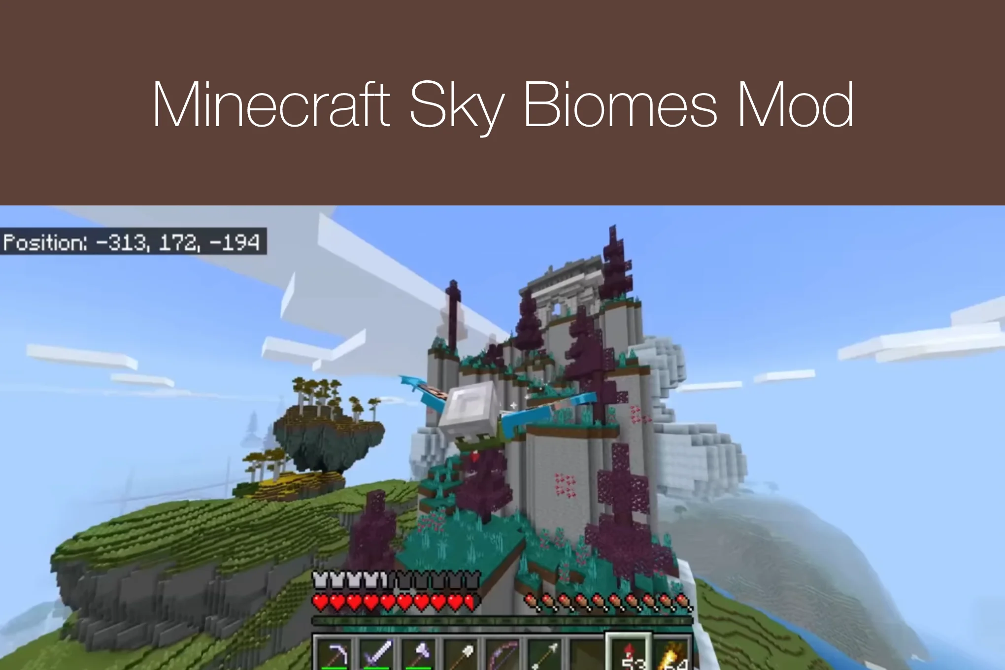 Minecraft Sky Biomes Mod