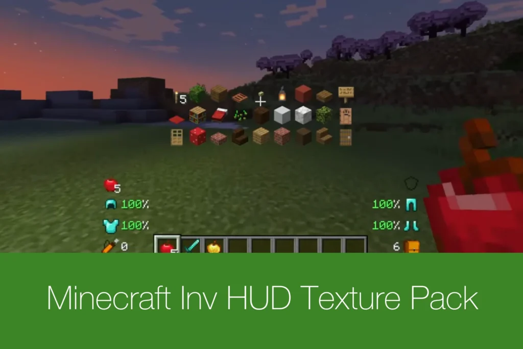 Minecraft Inv HUD Texture Pack