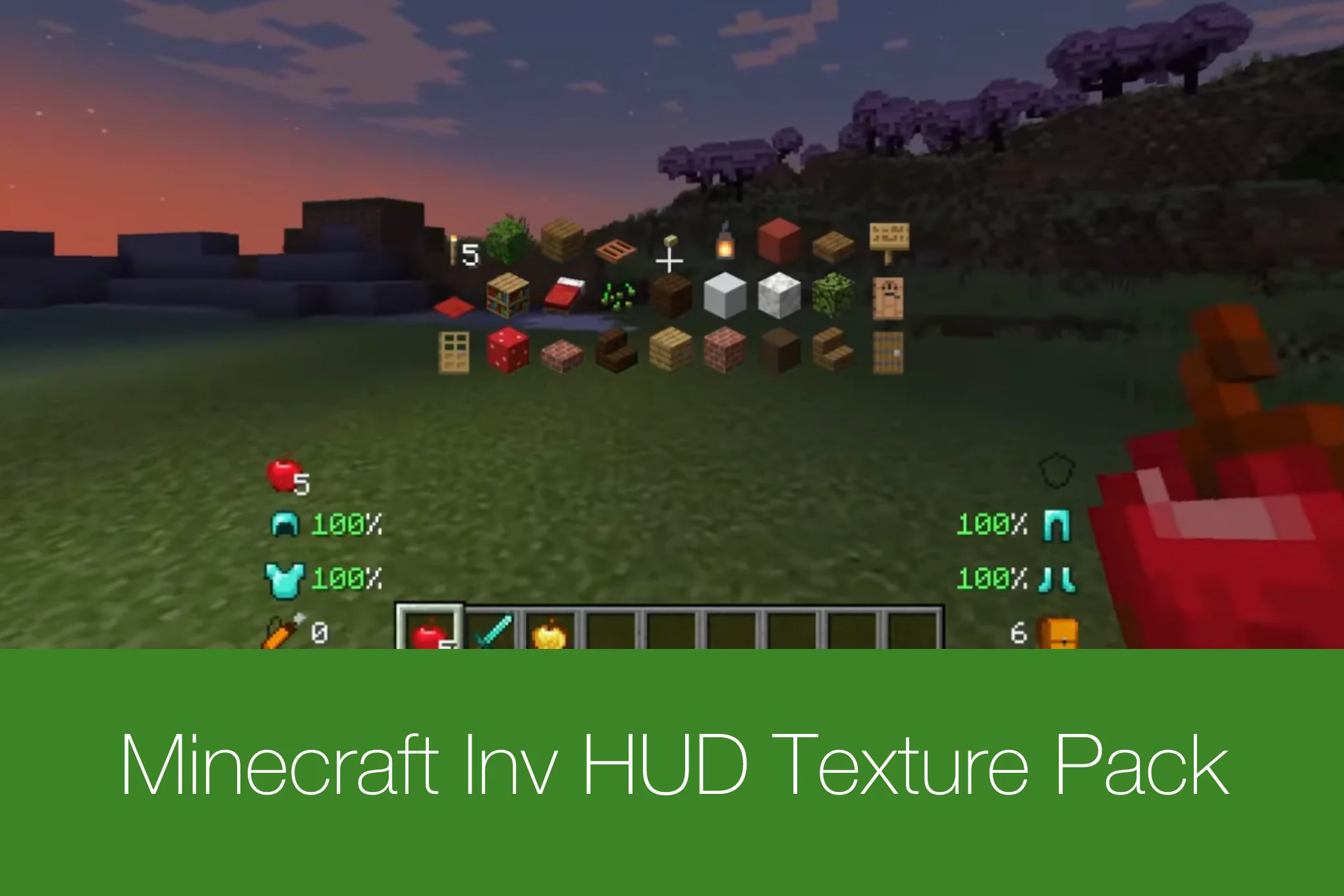 Minecraft Inv HUD Texture Pack