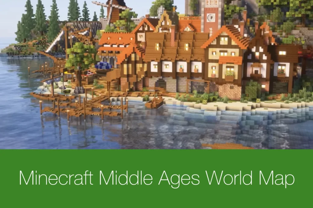 Minecraft Middle Ages World Map