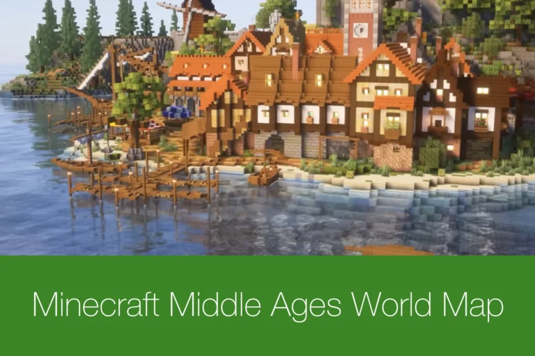Minecraft Middle Ages World Map
