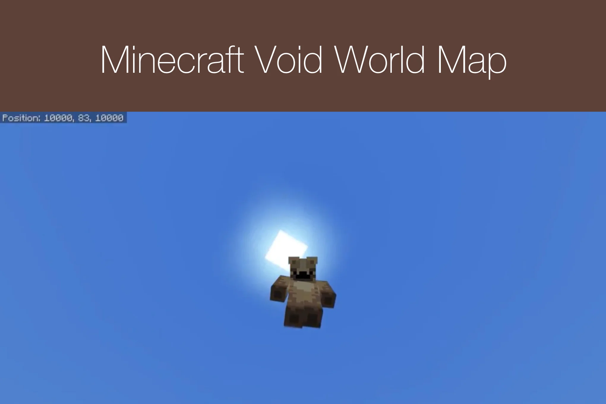 Minecraft Void World Map