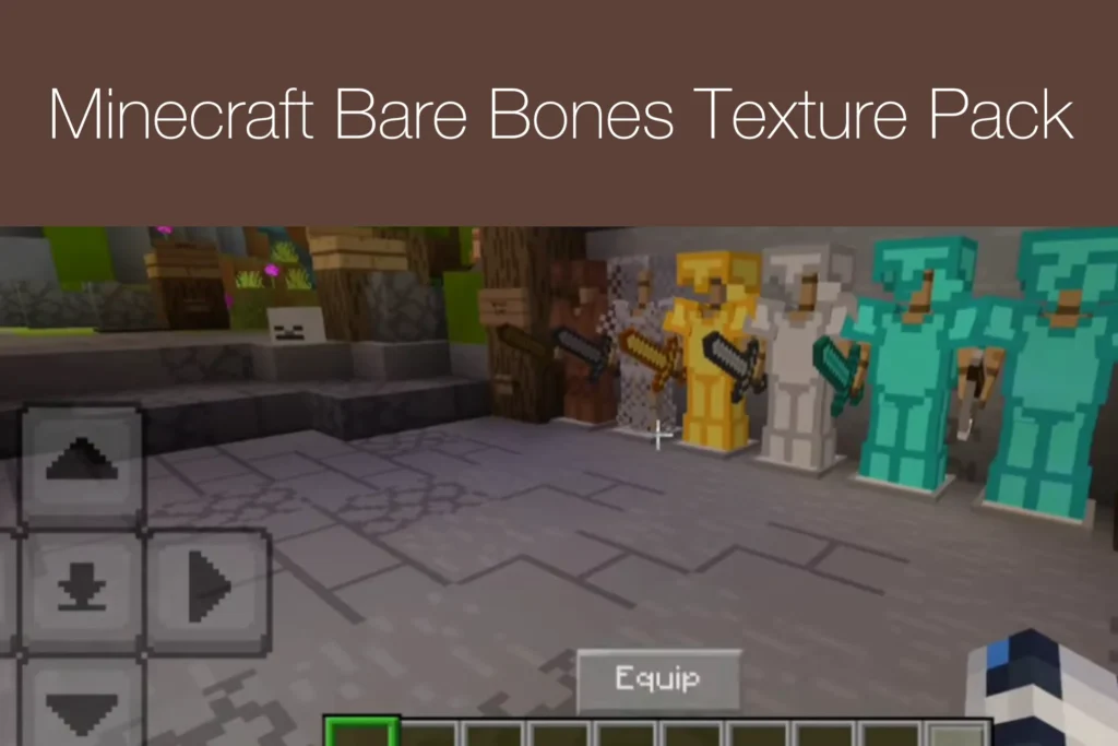 Minecraft Bare Bones Texture Pack