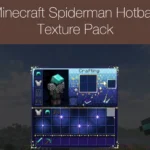 Minecraft Spiderman Hotbar Texture Pack Minecraft Spiderman Hotbar Texture Pack