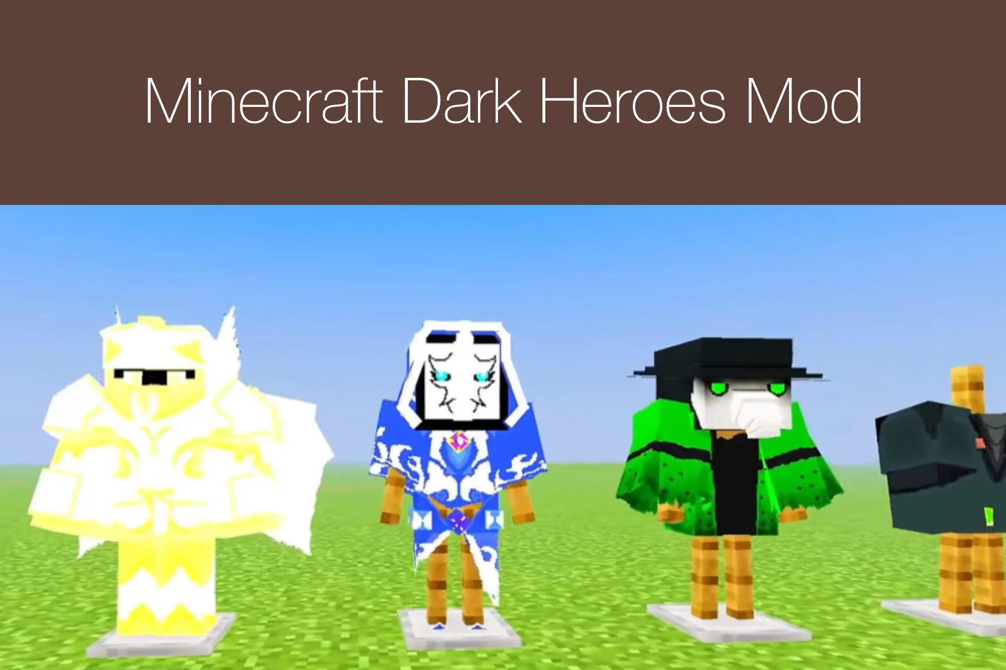 Minecraft Dark Heroes Mod