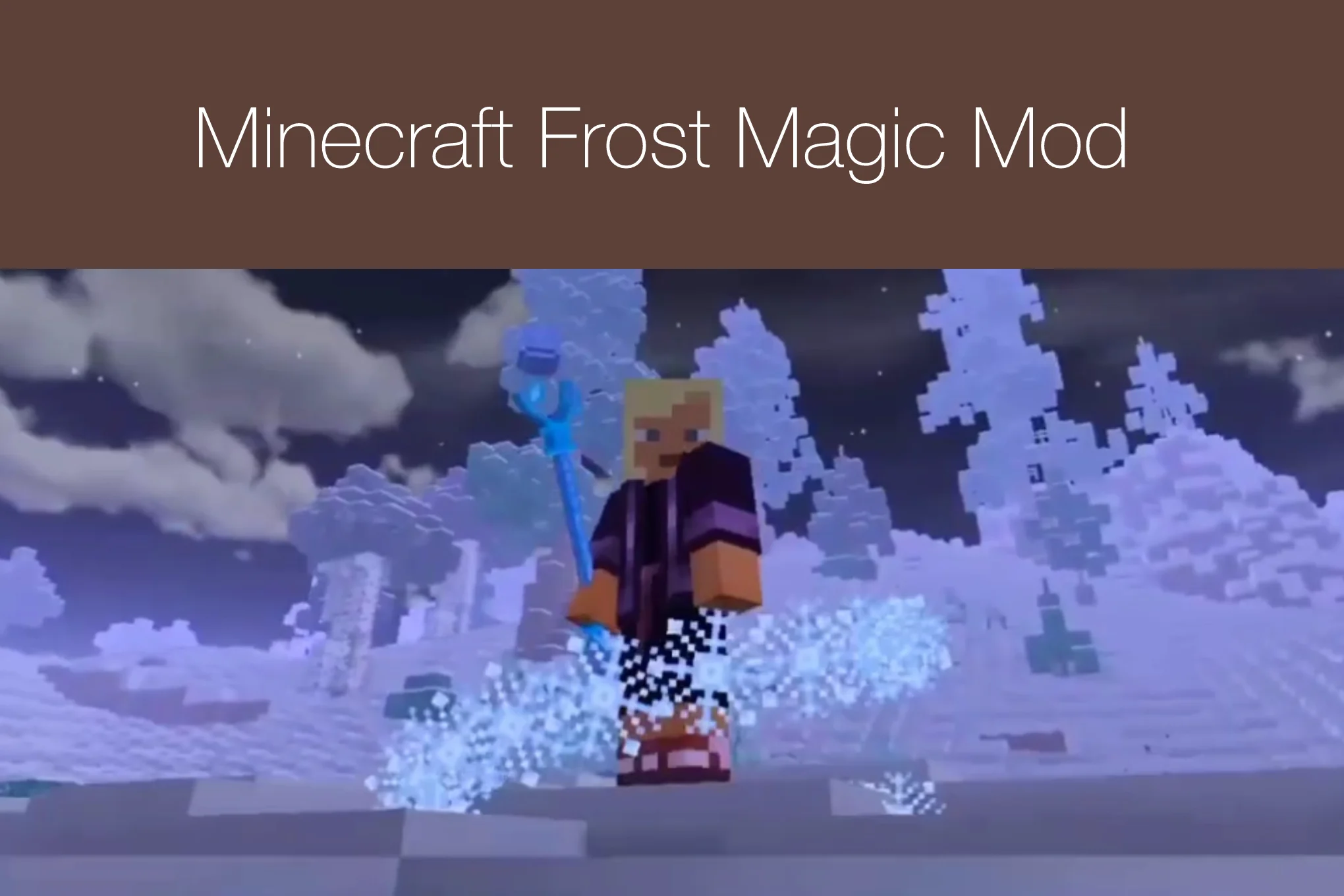 Minecraft Frost Magic Mod