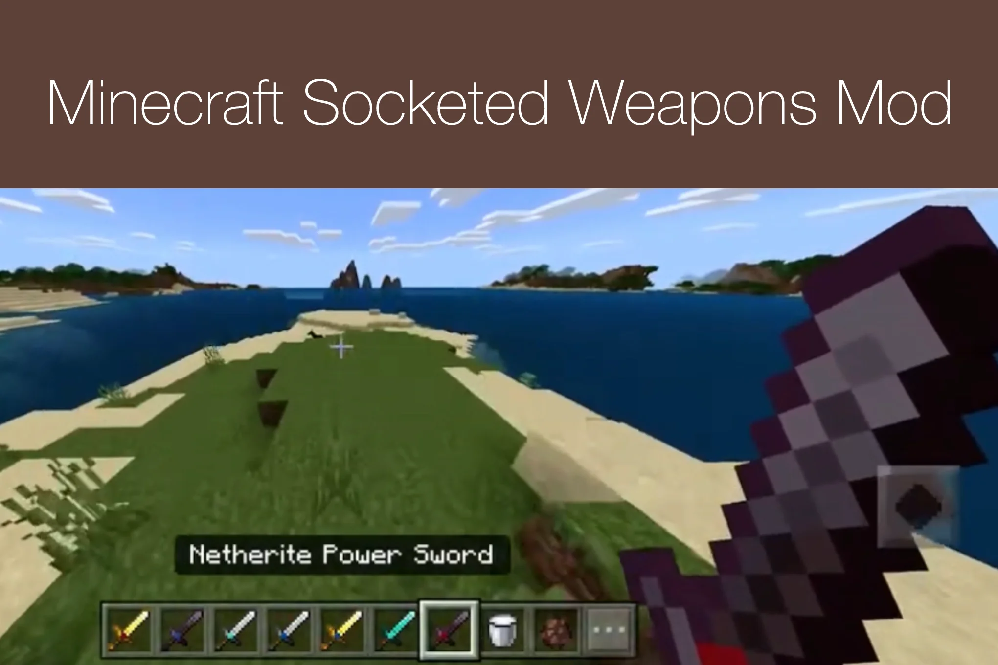 Minecraft Socketed Weapons Mod
