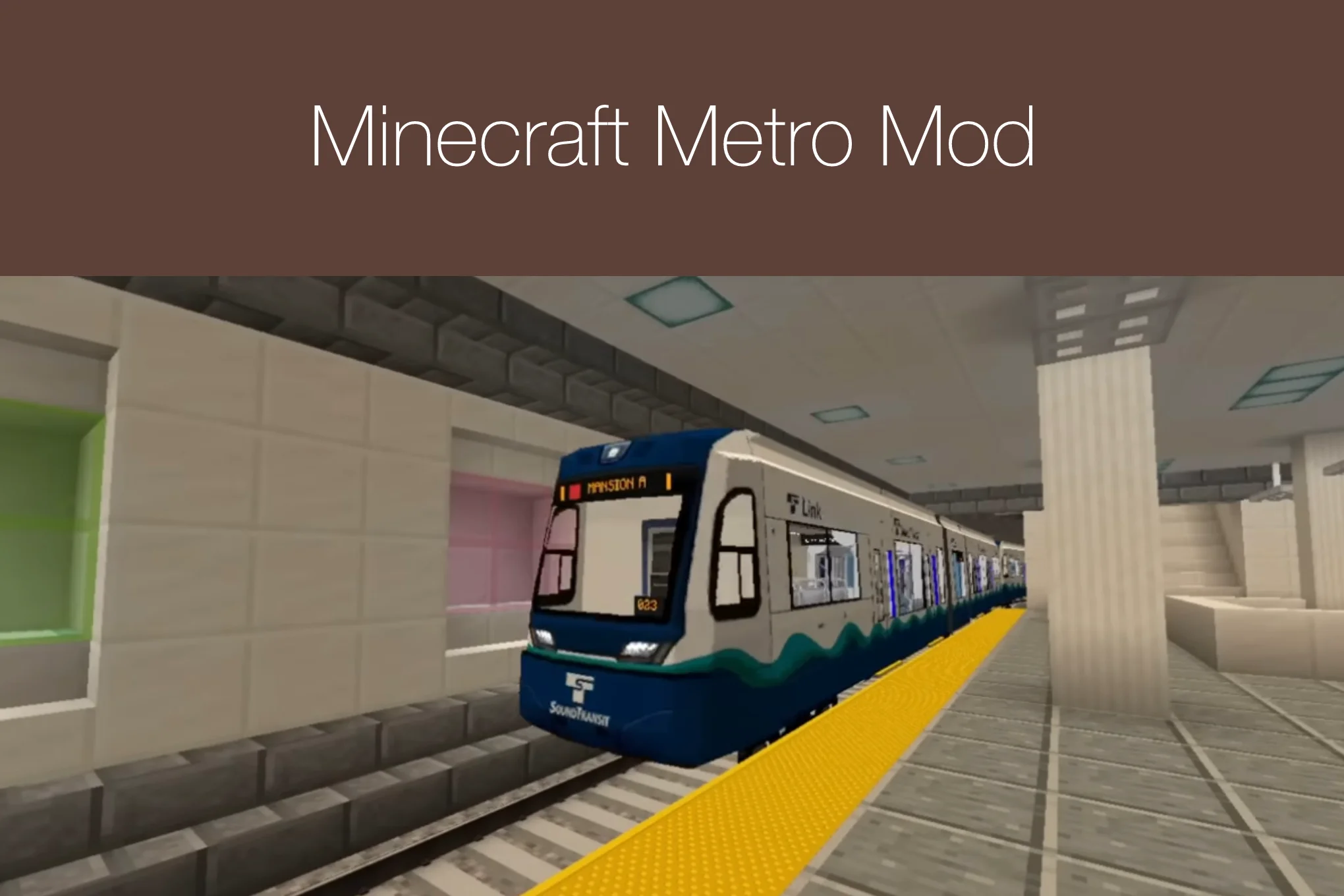 Minecraft Metro Mod