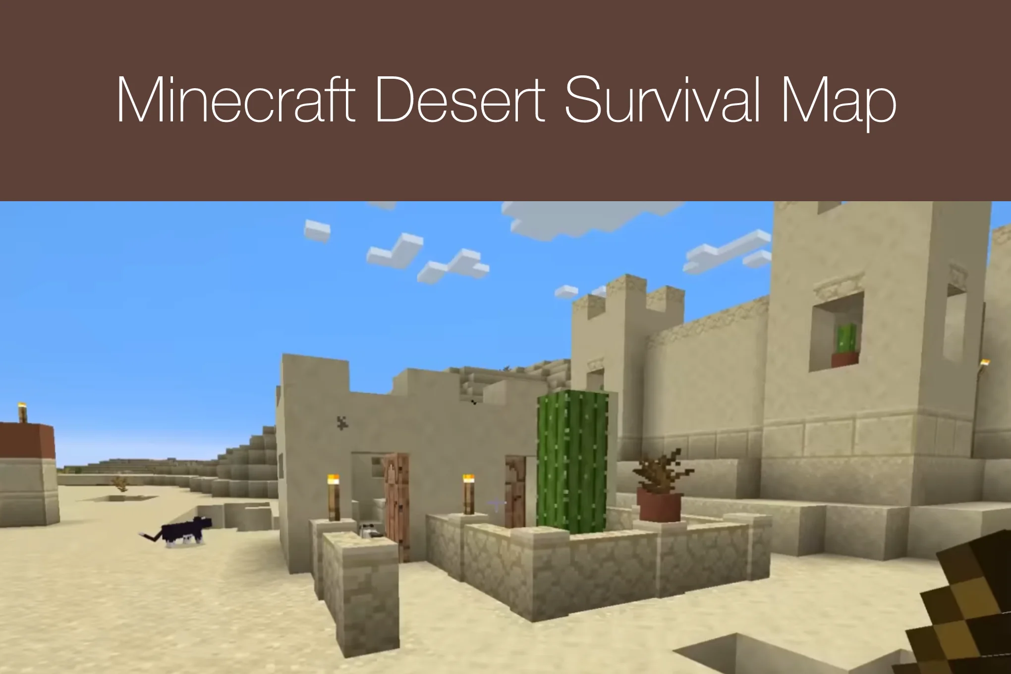 Minecraft Desert Survival Map